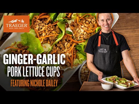Ginger-Garlic Pork Lettuce Cups | Traeger Grills