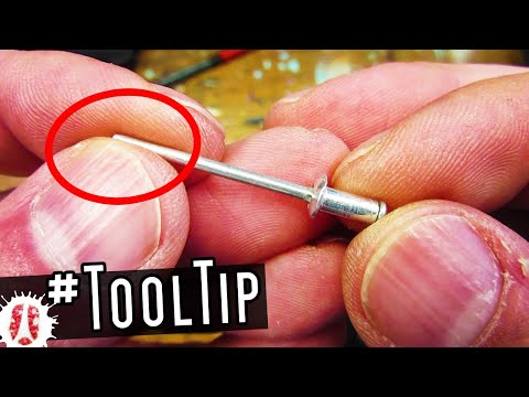 Some Have Never Realized Installing Rivets Comes With A Free Tool… #DIY #lifehacks