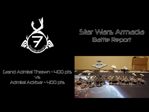 Star Wars Armada - Grand Admiral Thrawn vs Admiral Ackbar - 400pt Battle Report
