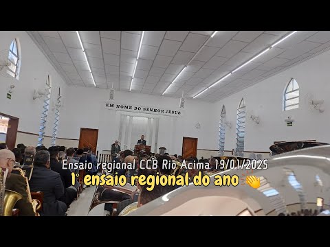 Ensaio regional CCB Rio Acima 19.01.2025 - 1° Ensaio do ano de 2025