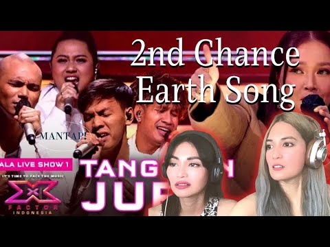 Liz and Chelle REAKSI | 2nd Chance | “earth song” | x Factor Indonesia | ♥️
