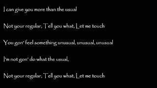 Trey Songz - Unusual ( On-Screen Lyrics )