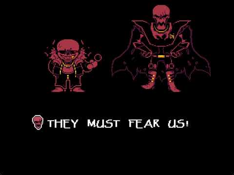 Underfell: Captain!Papyrus - Sans' intro