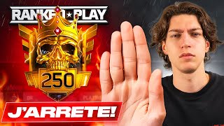 J’ARRETE la RANKED sur cette saison 4 ! (Je vous explique)
