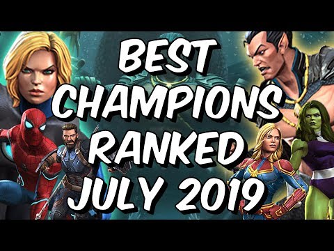 Best Champions Ranked July 2019 - Seatin's Tier List - Marvel Contest Of Champions