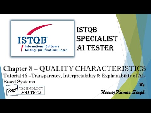 ISTQB AI Tester Introduction to the Course AI Tester Certification ISTQB Tutorials