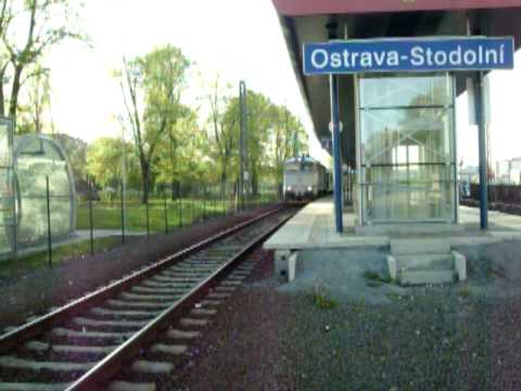 Ostrava-Stodolní-Motorový osobní vlak 3134.MOV