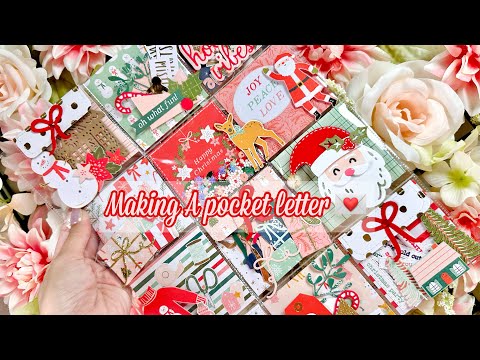 Crea con me | Come mettere insieme una lettera tascabile di Natale | Oldie But Goodie | Pt. 1/3 S...