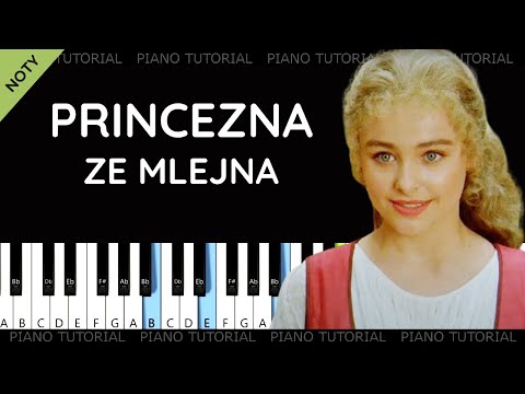 Princezna ze mlejna - Nauč se jednoduchou znělku (piano tutorial 🎹)