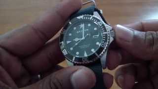 Unboxing my Oxygen DVR 40 (EX-D-CAM-40-BLGNRE) Submariner style watch.