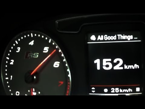 2015 Audi RS Q3 2.5 TFSI quattro S tronic (Facelift) 0-100 kmh kph 0-60 mph Tachovideo Acceleration