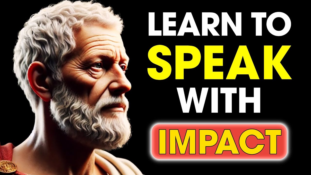 The Power of SAYING LESS: Learn to SPEAK with IMPACT | Stoic Philosophy