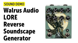 Video thumbnail for Walrus Audio Lore Reverse Soundscape Generator - Sound Demo (no talking) by Guitar Bonedo