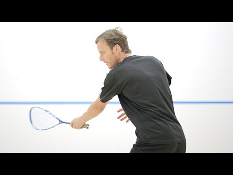 Squash tips: Master the forehand volley drop with Peter Nicol