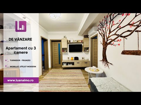 Apartament 3 Camere De Vanzare | Etaj 3 | TURNISOR | Mobilat Si Utilat Modern