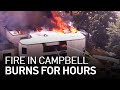 Fire Breaks Out at Vacant Building in Campbell
