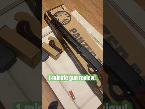 One minute review - panzer arms EG220 lever action shotgun #airsoft #review