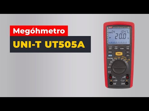Megóhmetro UNI-T UT505A Vista previa  4