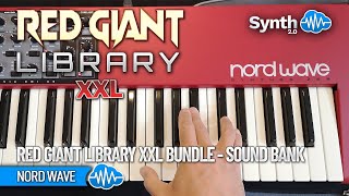 Red Giant Library - XXL Bundle - Sound Bank for Nord Wave (Synthcloud Library)