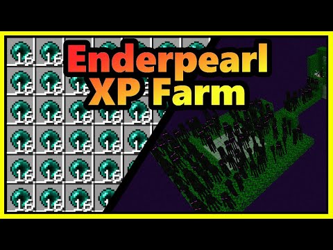 BEST Minecraft Enderman Farm: 43.000 Ender Pearls & 1500 Levels per hour