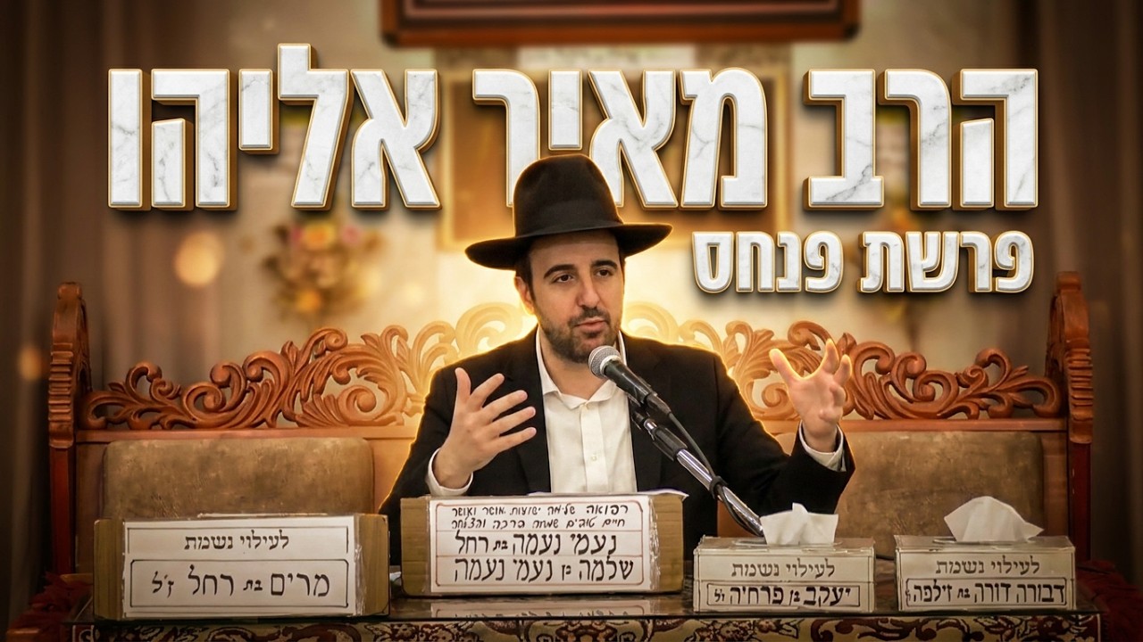 הרב מאיר אליהו : סודות פרשת פנחס והשכר בעולם הבא