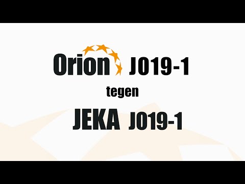 Orion JO19-1 vs JEKA JO19-1 (17 mei 2025)