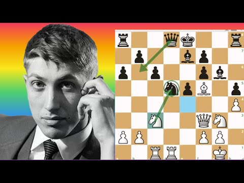 “Bobby Fischer’s Masterpiece: Hunting the King with a Pawn Sacrifice!”