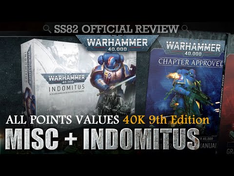 ALL POINTS VALUES: Misc + Indomitus WH40K 9th Edition Munitorum Field Manual / Chapter Approved 2020
