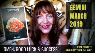 Gemini March 2019 *Omen: Good Luck &amp; Success*