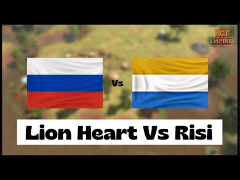 Age of Empires 3- Russia Vs Dutch | Lion Heart Vs Risi | Aoe3 DE | 1v1 Pro Game | 4K | ESOC Champs