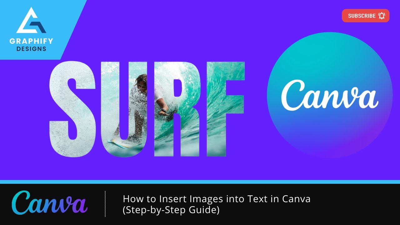 How to Easily Insert Photos or Images into Text in Canva