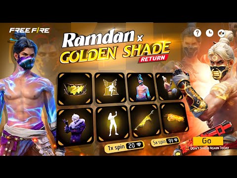 14 February🔥 Golden ShadeBundle Return Event😍| Free Fire New Event | Valentine New Event Free Fire