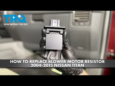 How to Replace Blower Motor Resistor 2004-2015 Nissan Titan