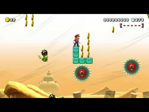 Newer SMBU 2-2 The Gauntlets by MarioCD_98 - Super Mario Maker 2 - No Commentary 1cb 022020