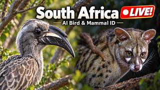 🔴LIVE - Africa Wildlife | Magnificent Birds, Bushbabies, Genets & Bats live webcam