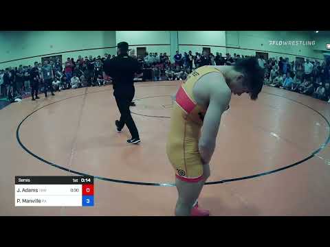 65 Lbs Semis - Joel Adams, The Best Wrestler Vs Pierson Manville, Pennsylvania 6a8a
