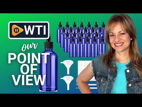 20 Pack 3.4 oz Glass Dropper Bottle with Top Cap Empty Tincture Bottles with Dropper - WTI product video review