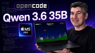 Testing Qwen3.6 35B A3B with OpenCode on the M5 Pro