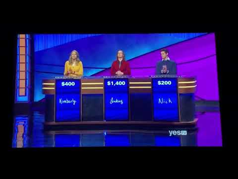 Jeopardy, Kimberly Flynn Day 2 - 1st Daily Double (3/24/20)
