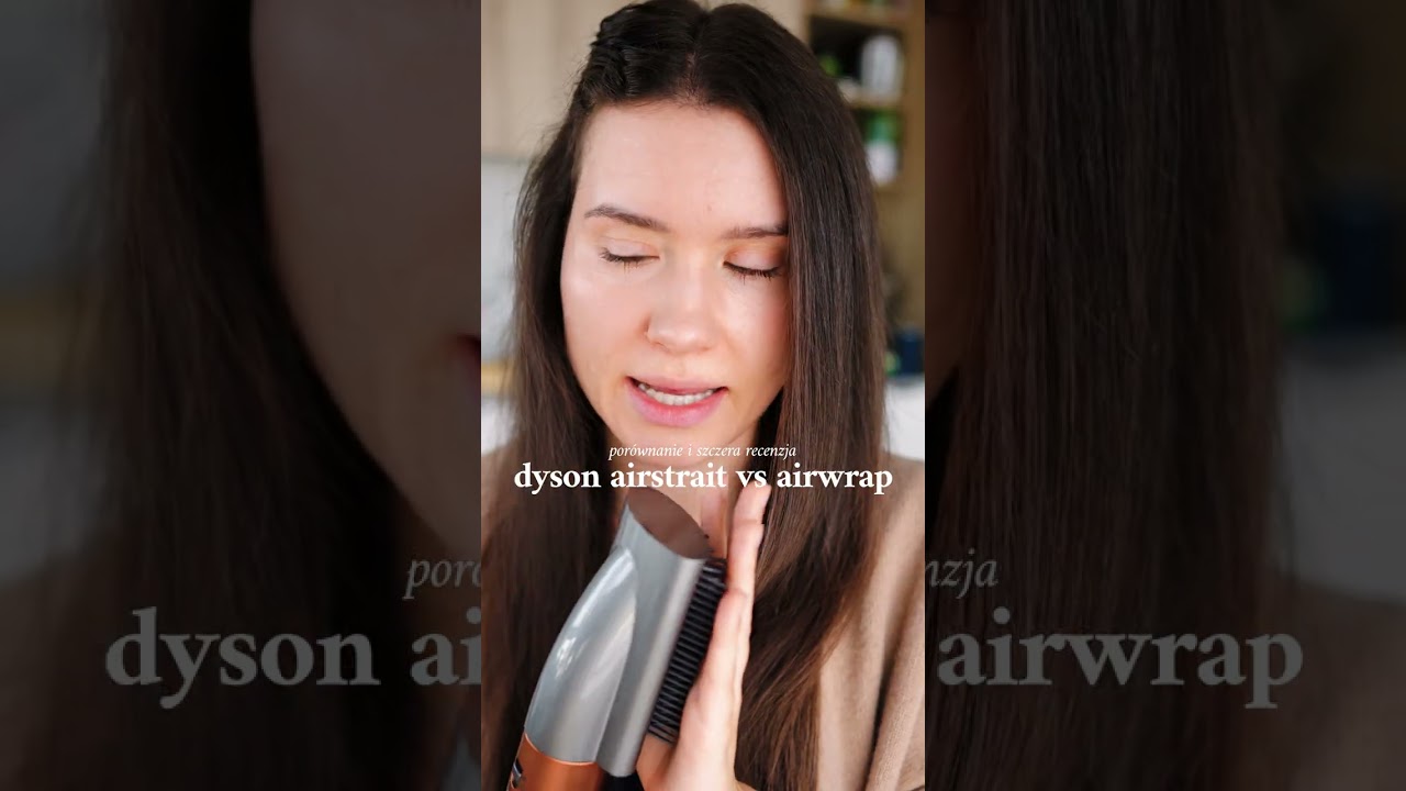 DYSON AIRSTRAIT vs AIRWRAP 🎀 PORÓWNANIE i SZCZERA RECENZJA #shorts #shortsvideo #shortsfeed