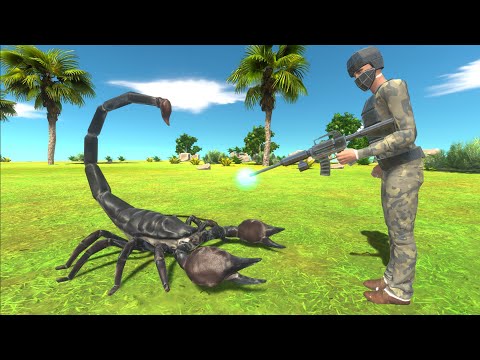 The battle of Modern Humans with Giant Insects - Animal Revolt Battle Simulator