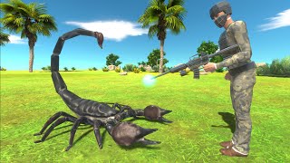 The battle of Modern Humans with Giant Insects - Animal Revolt Battle Simulator