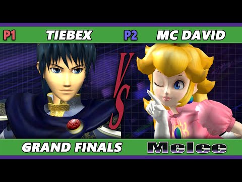 S@X 474  GRAND FINALS - MC David (Peach) Vs. Tiebex (Marth) Smash Melee - SSBM