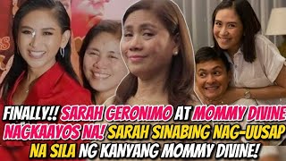 Finally!! Sarah Geronimo at Mommy Divine nagkaayos na matapos ang 4 na taon!!