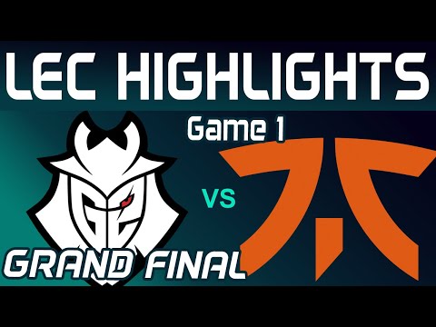 G2 vs FNC Highlights Game 1 | LEC GRAND FINAL 2024 | G2 Esports vs Fnatic by Onivia