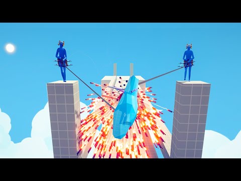 GOD FIREWORK ARCHER + ICE MAGE + HARPOONER vs UNITS TABS | TABS - Totally Accurate Battle Simulator