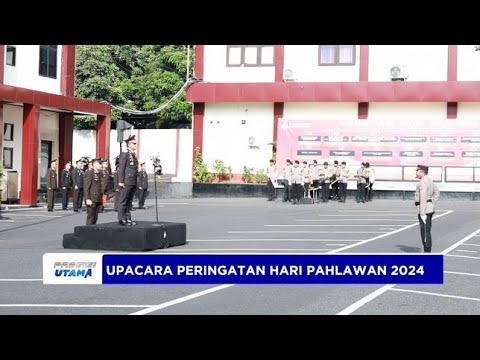 WAKAPOLDA MALUKU UTARA, PIMPIN UPACARA HARI PAHLAWAN 2024