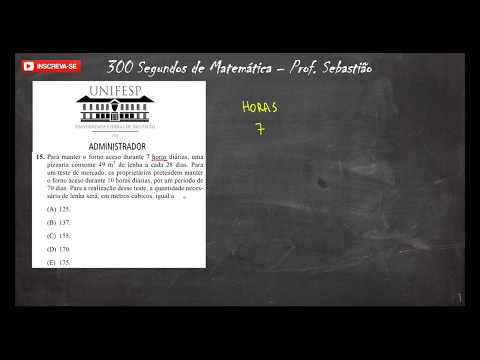 (FUVEST - 2014) Administrador  Questão 15 - UNIFESP - Regra de Três Composta