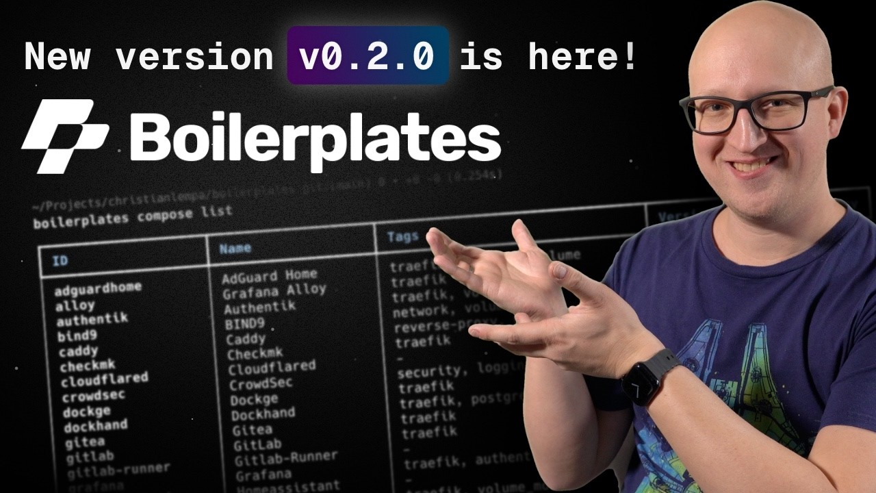 Boilerplates 0.2.0 is HERE // Big Update