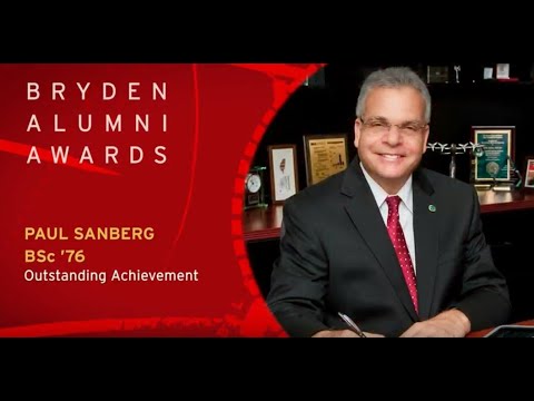 2018 Bryden Alumni Awards - Paul Sanberg (Outstanding Achievement)
